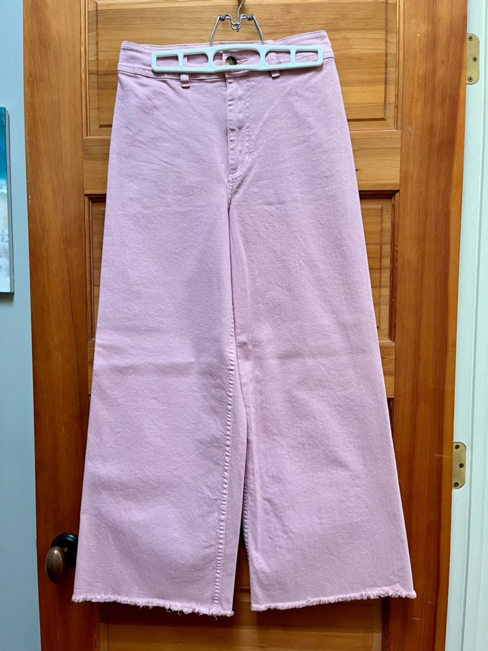 Billabong Pink Free Fall High-Waist Wide Leg Pants - Size 27 - Picture 5 of 8